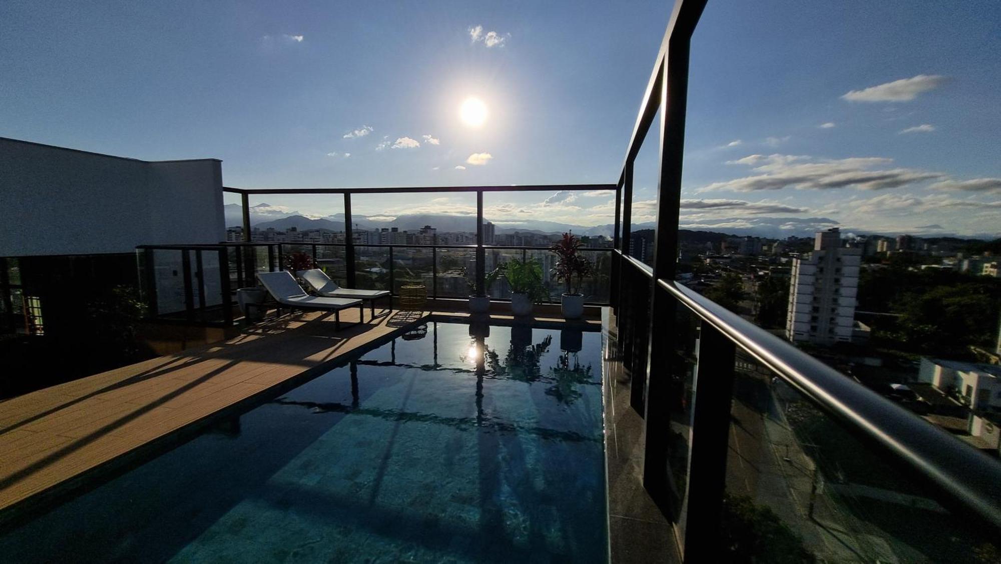 Apartamento Joinville Saguacu - Piscina Incrivel Exterior foto